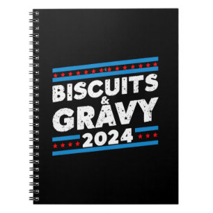 Biscuits och sås 2024 Presidentvalet Anteckningsbok
