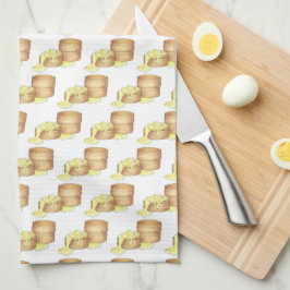 Biscuits och Sause Gravy Southern Breakfast Food Kökshandduk