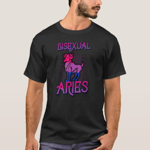 Bisexual Aries Zodiac Sign Birthday Horoscope Lgbt T Shirt