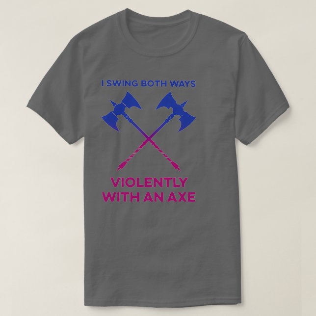 Bisexual Barbarian Pride T Shirt (Design framsida)