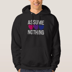 Bisexual Bi Pride Flagga antar inget 1 Hoodie