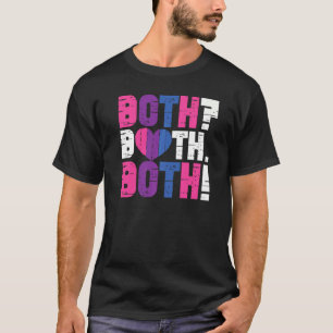Bisexual Bi Pride Flagga Båda 1 T Shirt