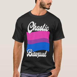 Bisexual Bi Pride Flagga Chaotic Bisexual T Shirt