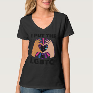 Bisexual Bi-Pridet Flagga: Jag la B i Lgbtq T Shirt