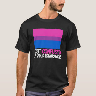 Bisexual Bi-Pridets Flagga har förväxlats av din o T Shirt