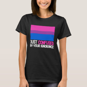 Bisexual Bi-Pridets Flagga har förväxlats av din o T Shirt