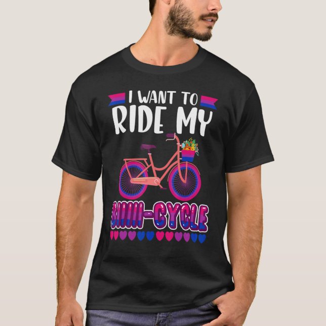 Bisexual Bi Puns Lgbt-Pride T Shirt (Framsida)