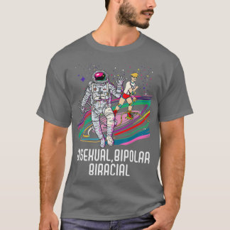 Bisexual Bipolar Birational Rainbow Pride Bisexual T Shirt