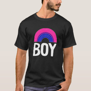 Bisexual Boy Rainbow Lgbt Q Coola Subtle Bi Pride  T Shirt