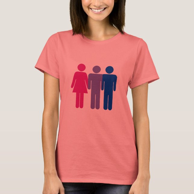 Bisexual Boy Tee Shirt (Framsida)