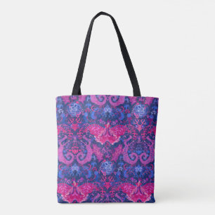 Bisexual Dragon Damask - Bi Pride Flagga Färger Tygkasse