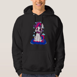 Bisexual Dragon Fire Bisexual Flagga LGBT Bi Pride Hoodie
