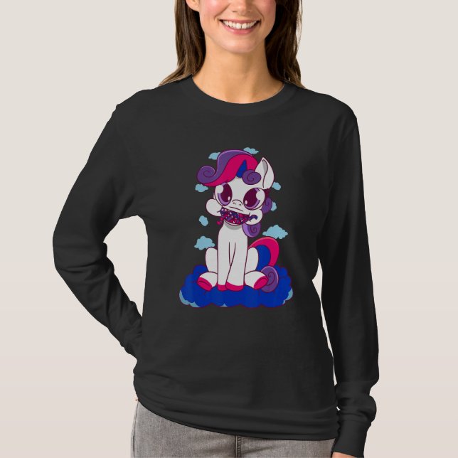 Bisexual Dragon Fire Bisexual Flagga LGBT Bi Pride T Shirt (Framsida)