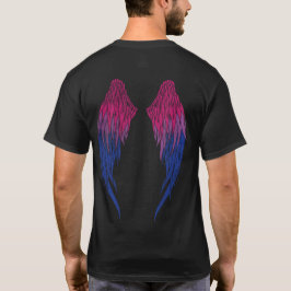 Bisexual Flagga - Angel Vingar T Shirt