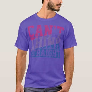 Bisexual Flagga Cant shink Raka Gay pride Månad L T Shirt