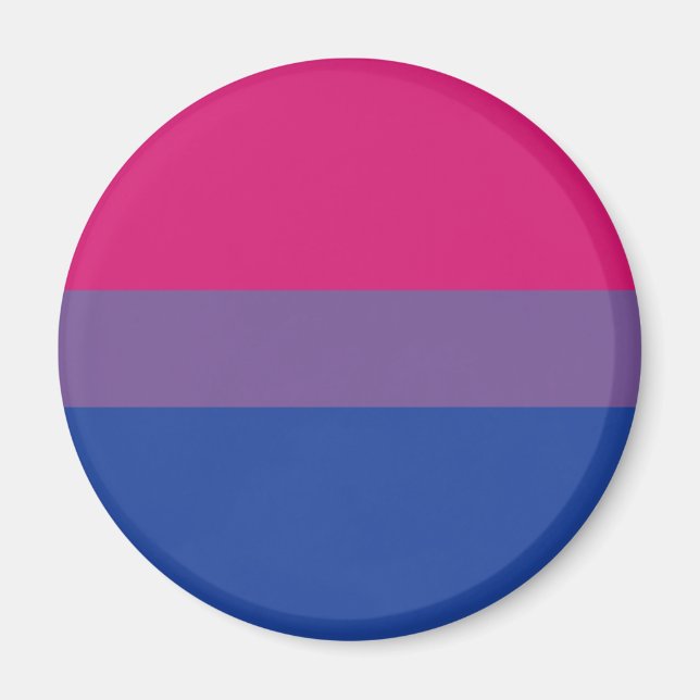 Bisexual | Flagga för Pride | RAND | Magnet (Framsidan)