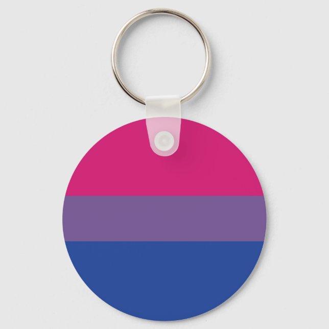 Bisexual | Flagga för Pride | RAND | Nyckelring (Framsida)