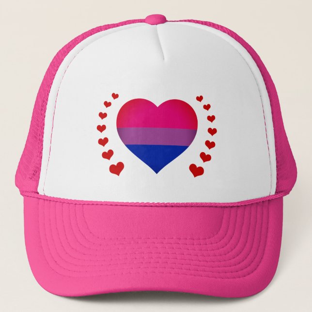 Bisexual Flagga & Pride community Hats /gender fla Keps (Framsida)
