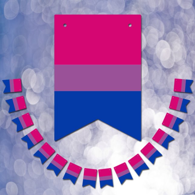 Bisexual Flagga & Pride community party /gender fl (Skapare uppladdad)