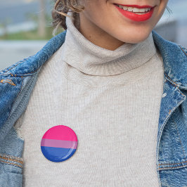 Bisexual Flagga Symbol Gender Diversity Pride Måna Knapp