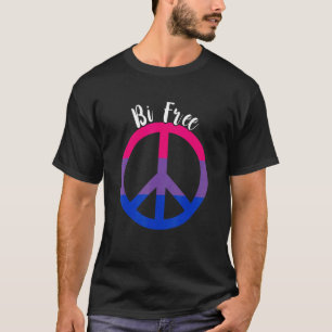 Bisexual Free Peace LGBTQ Bi Bisexual Pride Bisexu T Shirt