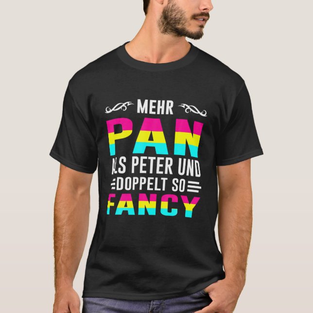 Bisexual Gay Bi HGBTQ Mer Pan Than Peter T Shirt (Framsida)