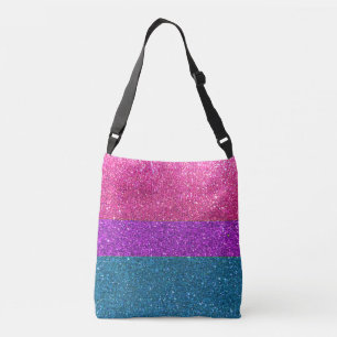 Bisexual Gay pride Flagga Rand HBT TQ Kärlek Axelväska