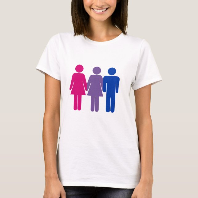Bisexual Girl T Shirt (Framsida)