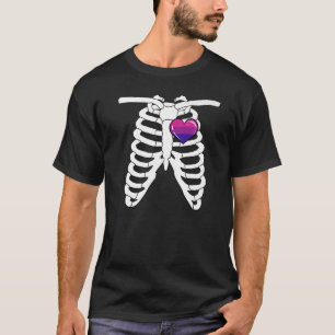 Bisexual Halloween Pride Skeleton Lgbtq Bi Hallow T Shirt