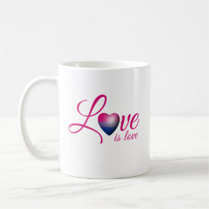 BISEXUAL KÄRLEK ÄR -.png Kaffemugg