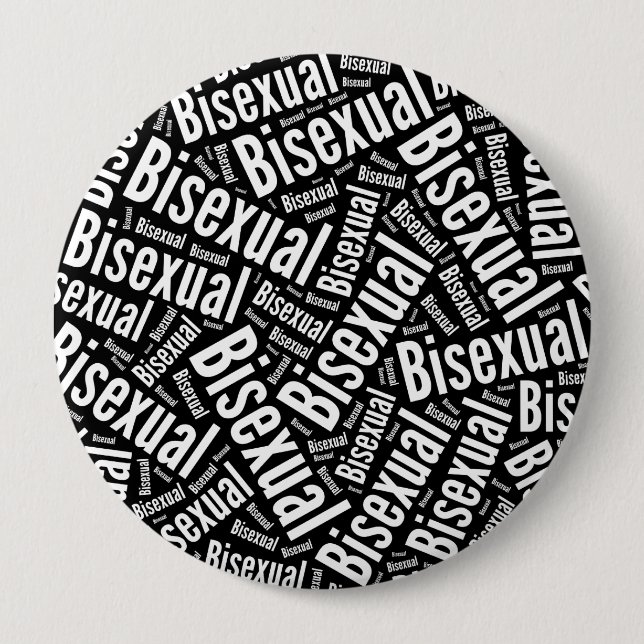 BISEXUAL ORD MÖNSTER WHITE -.png Knapp (Framsida)