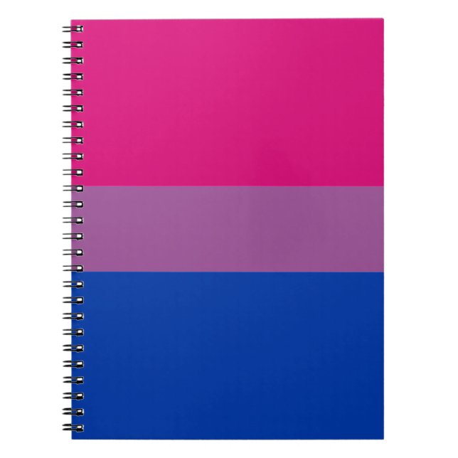 Bisexual Pride Anteckningsbok (Framsidan)