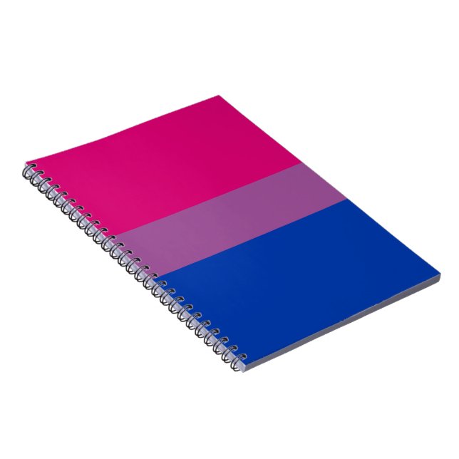 Bisexual-Pride (Bi Flagga) Anteckningsbok (Högra Sidan)