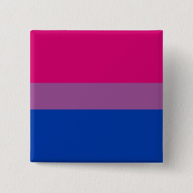 Bisexual-Pride (Bi Flagga) Knapp (Framsida)