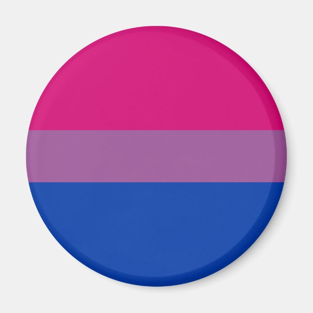 Bisexual-Pride (Bi Flagga) Magnet (Framsidan)