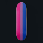 Bisexual-Pride (Bi Flagga) Mini Skateboard Bräda 18,5 Cm<br><div class="desc">Den här utformningen har flagga bisexuellt pride, som Michael Page först designade 1998. Det var avsett för ge i det bisexuella samfundet att skapa en egen symbol som är jämförbar med flagga gay pride. I flagga är rosan för samma gender attraktion, blått för olika gender attraktion och lila ska representera...</div>