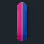 Bisexual-Pride (Bi Flagga) Mini Skateboard Bräda 18,5 Cm<br><div class="desc">Den här utformningen har flagga bisexuellt pride, som Michael Page först designade 1998. Det var avsett för ge i det bisexuella samfundet att skapa en egen symbol som är jämförbar med flagga gay pride. I flagga är rosan för samma gender attraktion, blått för olika gender attraktion och lila ska representera...</div>