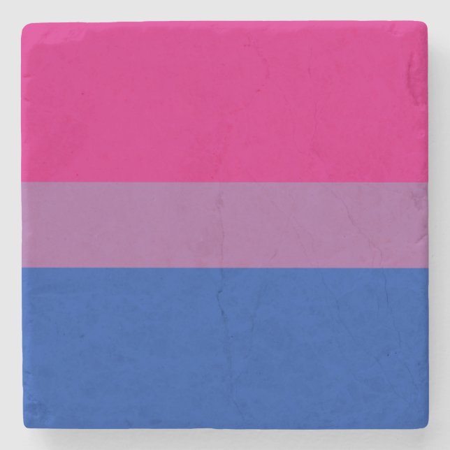 Bisexual-Pride (Bi Flagga) Stenunderlägg (Framsidan)
