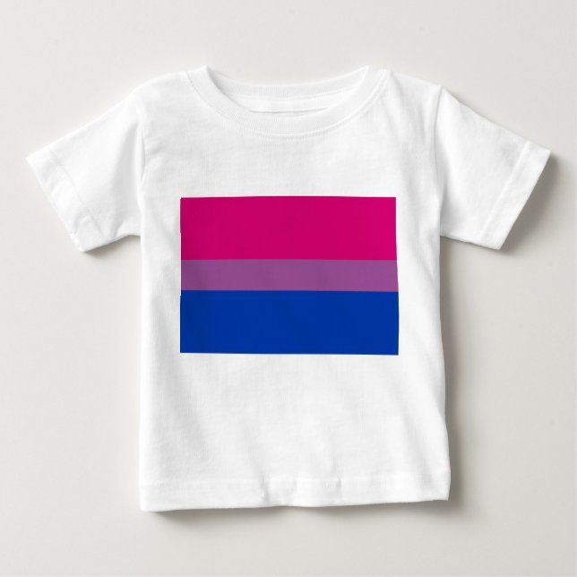Bisexual-Pride (Bi Flagga) T Shirt (Framsida)