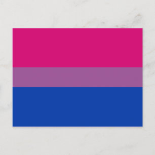 Bisexual-Pride (Bi Flagga) Vykort