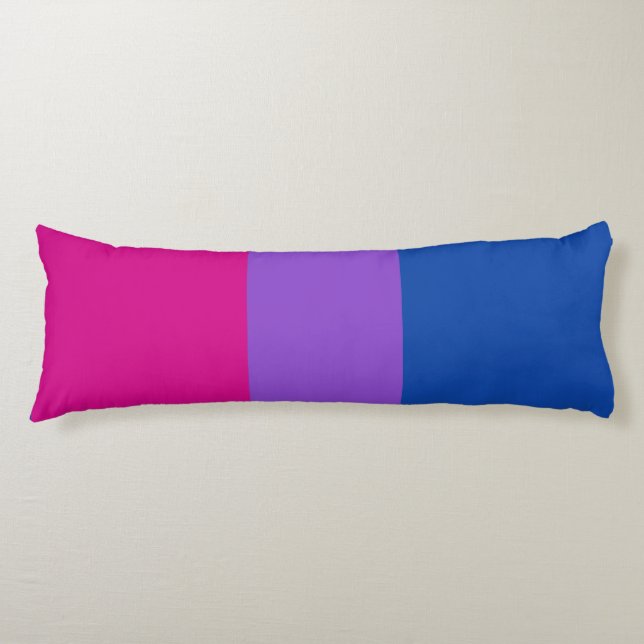 Bisexual-Pride, fetstilt Rand, HGBTQ-PRIDE Kroppskudde (Framsidan)