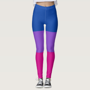 Bisexual-Pride, fetstilt Rand, HGBTQ-PRIDE Leggings