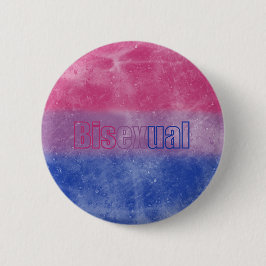 Bisexual pride flag badge knapp