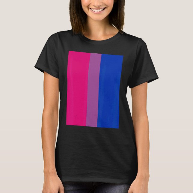 Bisexual Pride Flag Rotated  For Bi People Who Lik T Shirt (Framsida)