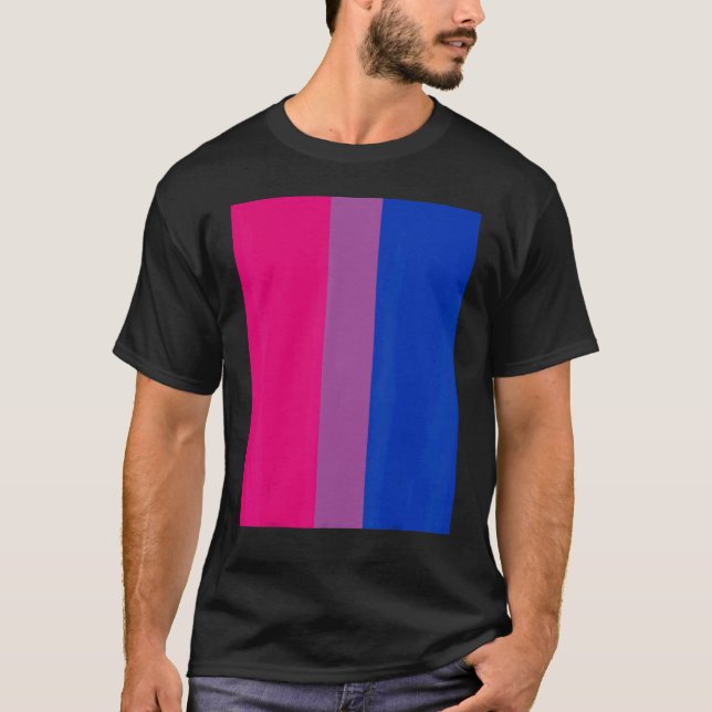 Bisexual Pride Flag Rotated  For Bi People Who Lik T Shirt (Framsida)