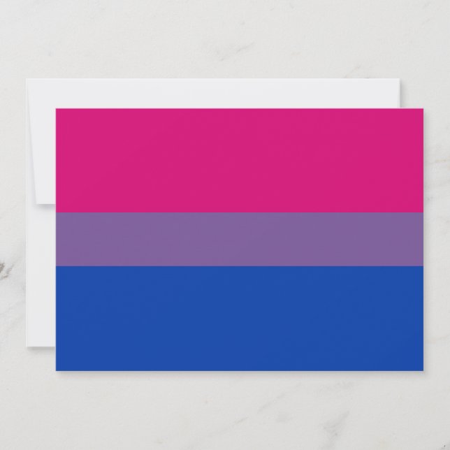 Bisexual Pride Flagga (Framsida)