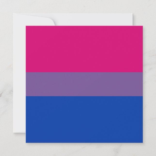 Bisexual Pride Flagga (Framsida)