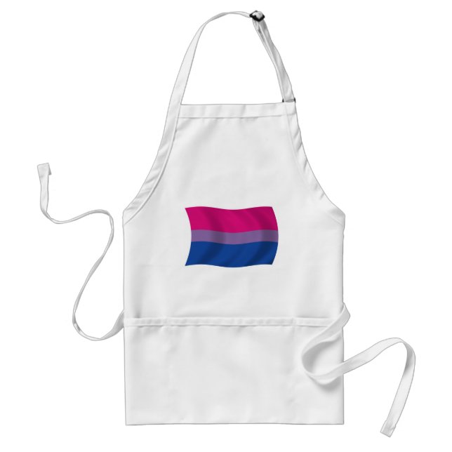 Bisexual Pride Flagga Apron Förkläde (Framsidan)