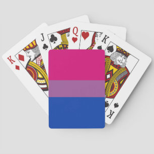 Bisexual Pride Flagga Casinokort