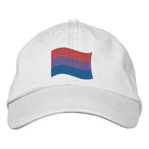Bisexual Pride Flagga Embroized Baseball Cap Broderad Keps